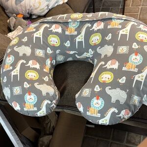 Boppy Gray Safari Animal Kids Pillow